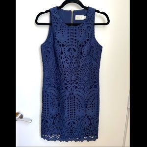 New! Eliza J Navy Crochet dress - size 2